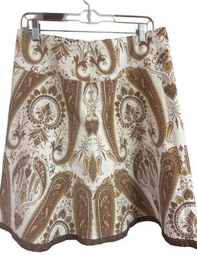 Sevier Skirts Ivory/Beige Pleated Midi Skirt